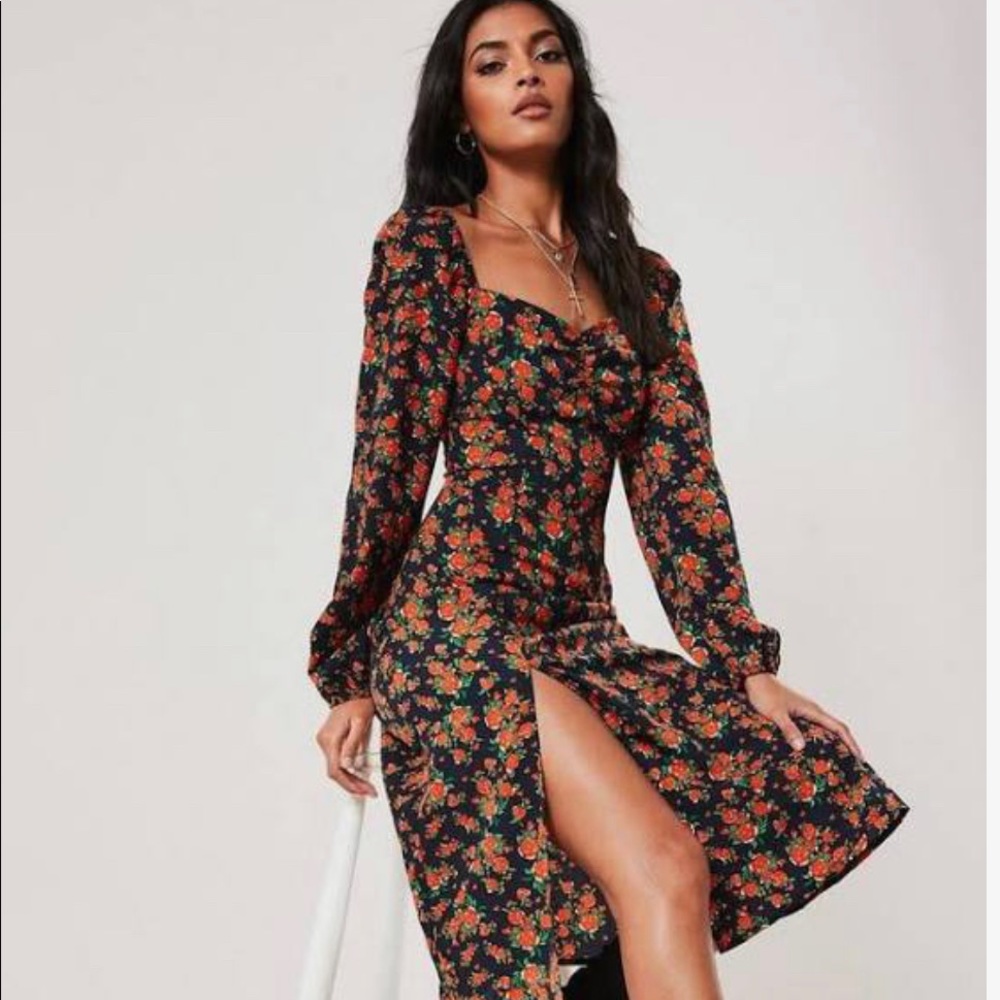 Midi Missguided floral dress